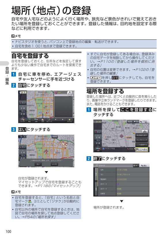 地点登録